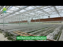 調整可能なワイヤーメッシュローリングベンチ 4x8 Ebb And Flow テーブル