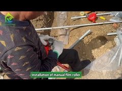 換気システム用温室マニュアルトップフィルムローラー